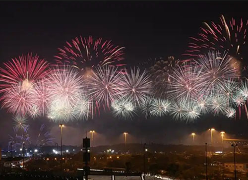 枣阳市焰火晚会